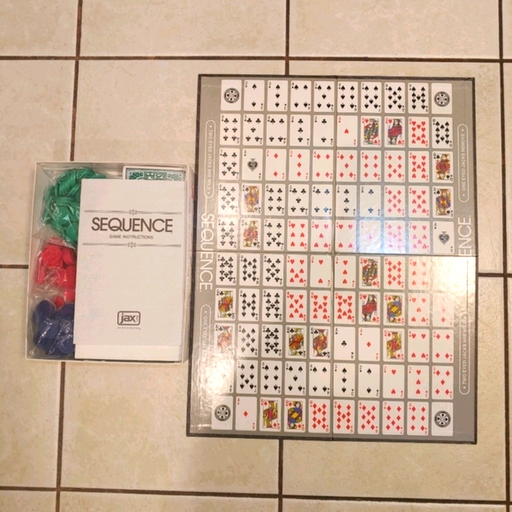 SEQUENCE Board Game Ages 7 to Adult